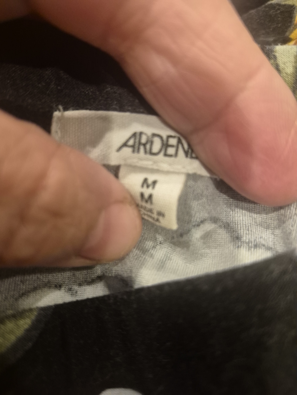 Ardene High Low Off-Shoulder Floral Mini Dress Size M - Picture 2 of 2